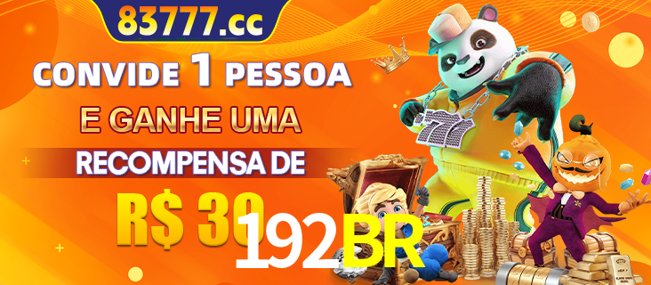 Banner institucional da 192BR sobre parceria de marcas e criação de uma marca de excelência, apresentando os mascotes de jogos populares como o Fortune Tiger.