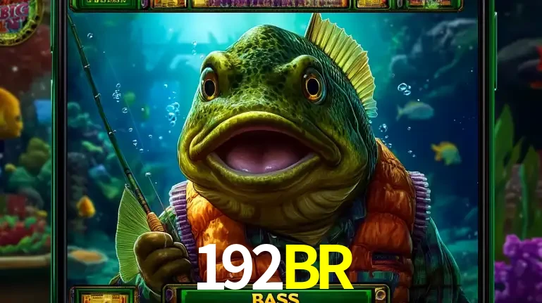 Personagem de peixe pescador do popular jogo de slot com tema de pescaria, uma das emocionantes opções de caça-níqueis para jogar e ganhar no cassino 192BR.